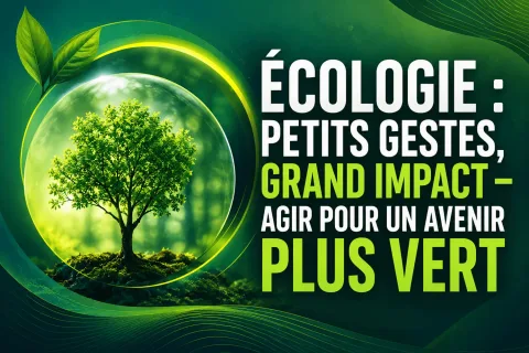 Écologie : petits gestes, grand impact – agir pour un avenir plus vert