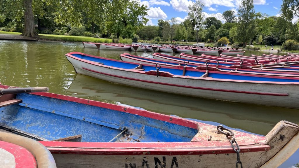 Lac Daumesnil barque bois de Vincennes sorties