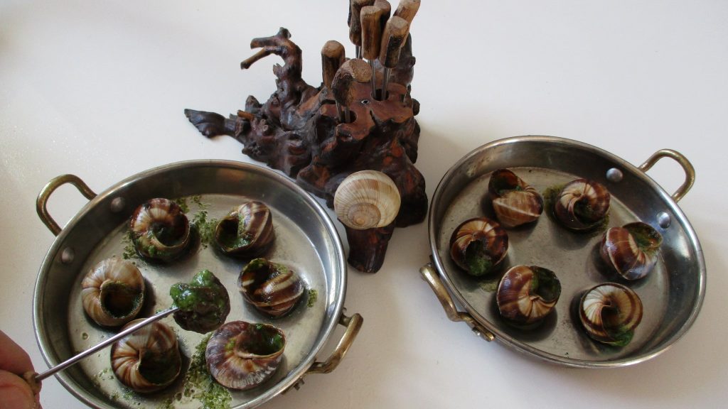 Un plat d'escargot