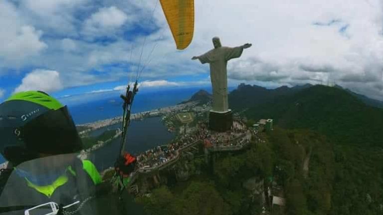 Vol parapente Brésil Hugo record