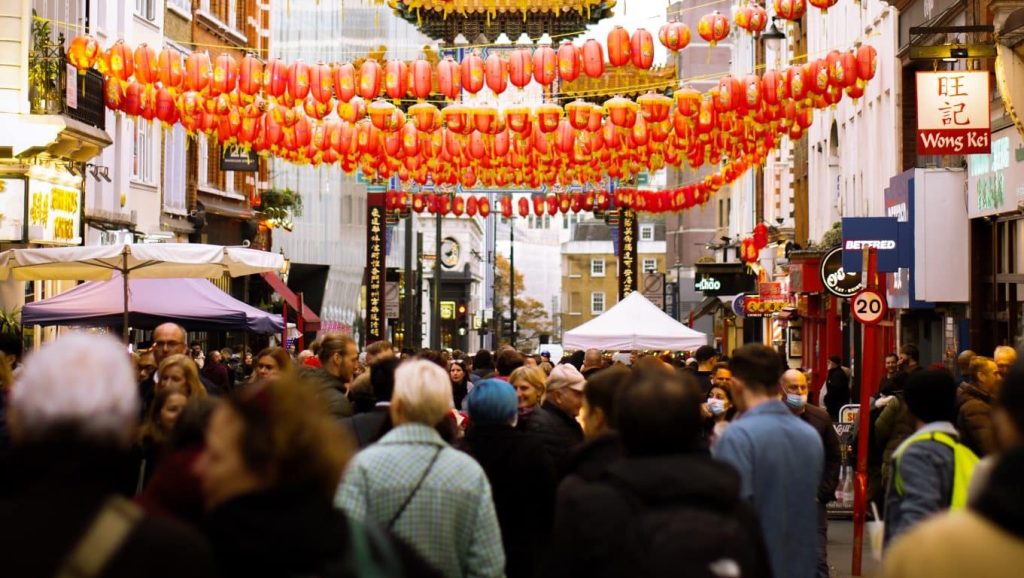 Touristes en Chine.