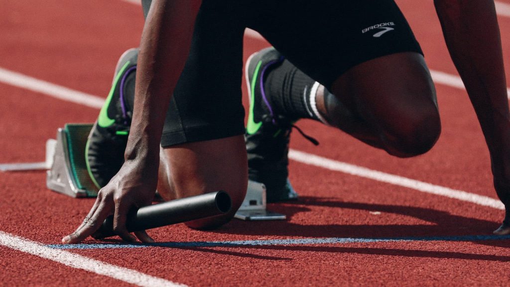 coureur de relais - sport et végétarisme