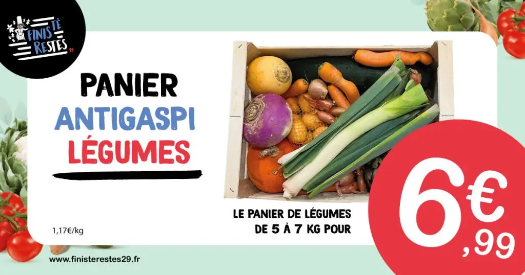 Une affiche Finisterestes29 de panier antigaspi