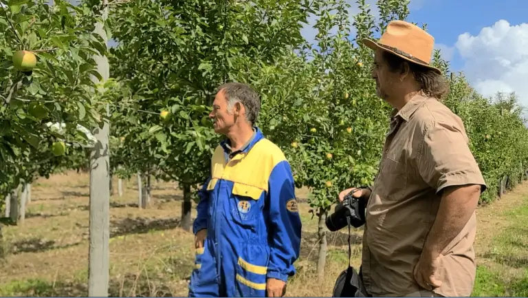 Francois Hoog à droite chez Didier Marilleau.