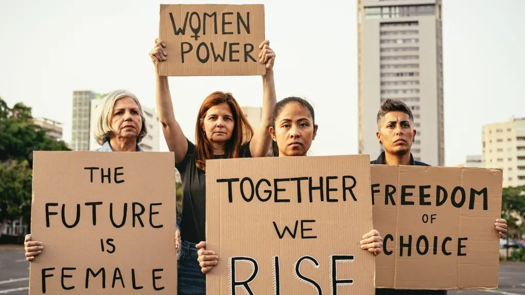 Manifestation femmes aux Etats-Unis.