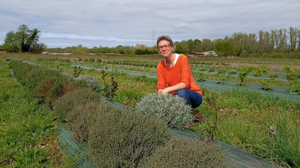 Vanessa Vital, fondatrice de l'exploitation de plantes aromatiques Le Jardin Ti'Zen.