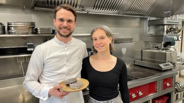 Stéphane Enault et Laurène Attia du restaurant Les roseaux pensants - Photo Air Zen Radio