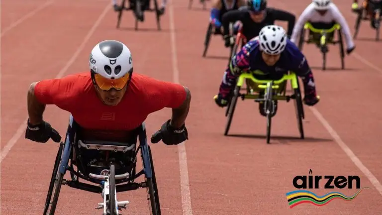 Jeux paralympiques, Les athlètes, Fauteuils roulants.