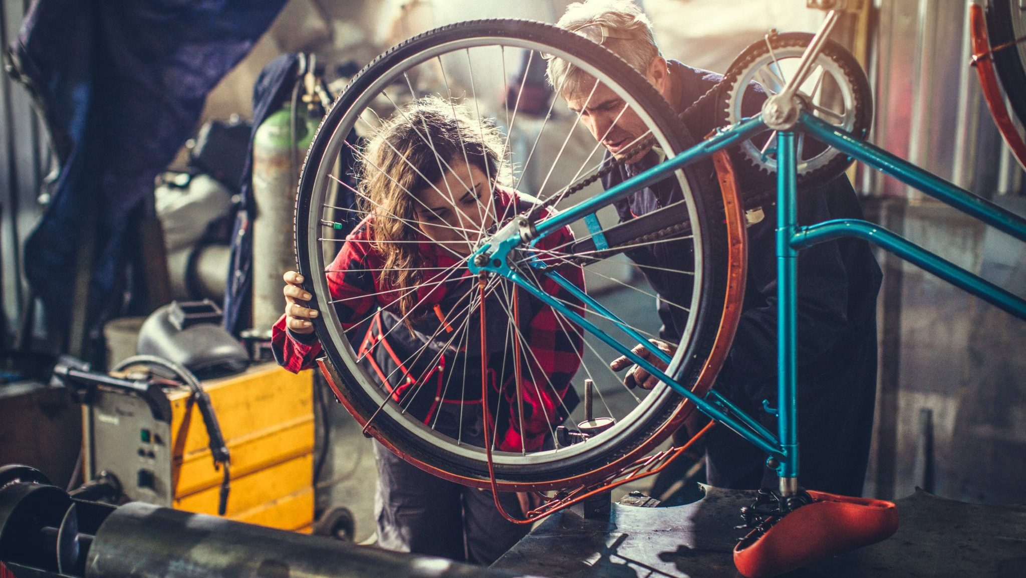 Jungle bike réparation cycle maintenance opérateur