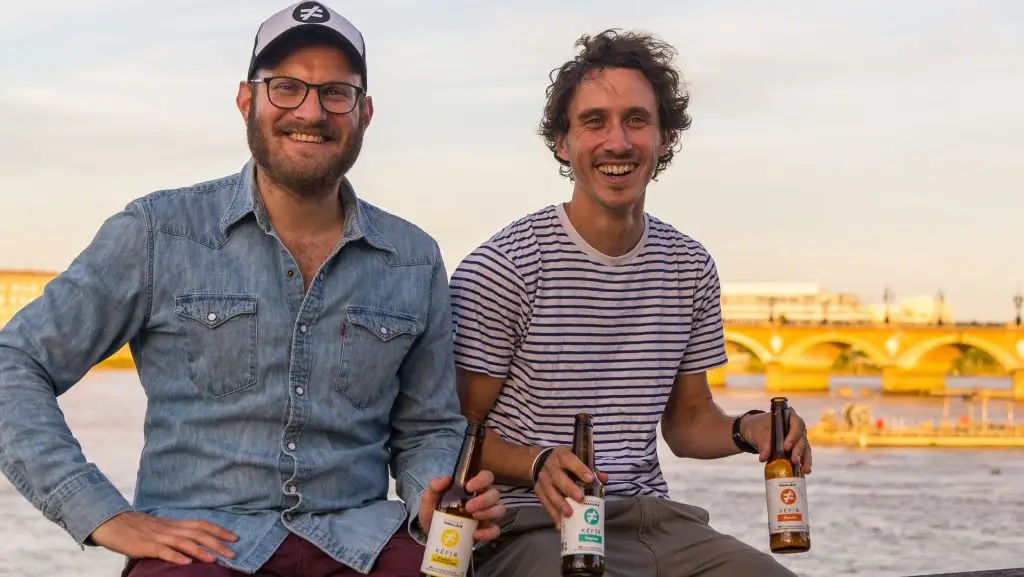 Laurent Drège et Guillaume Soares, les co-fondateurs de La Brasserie Parallèle.