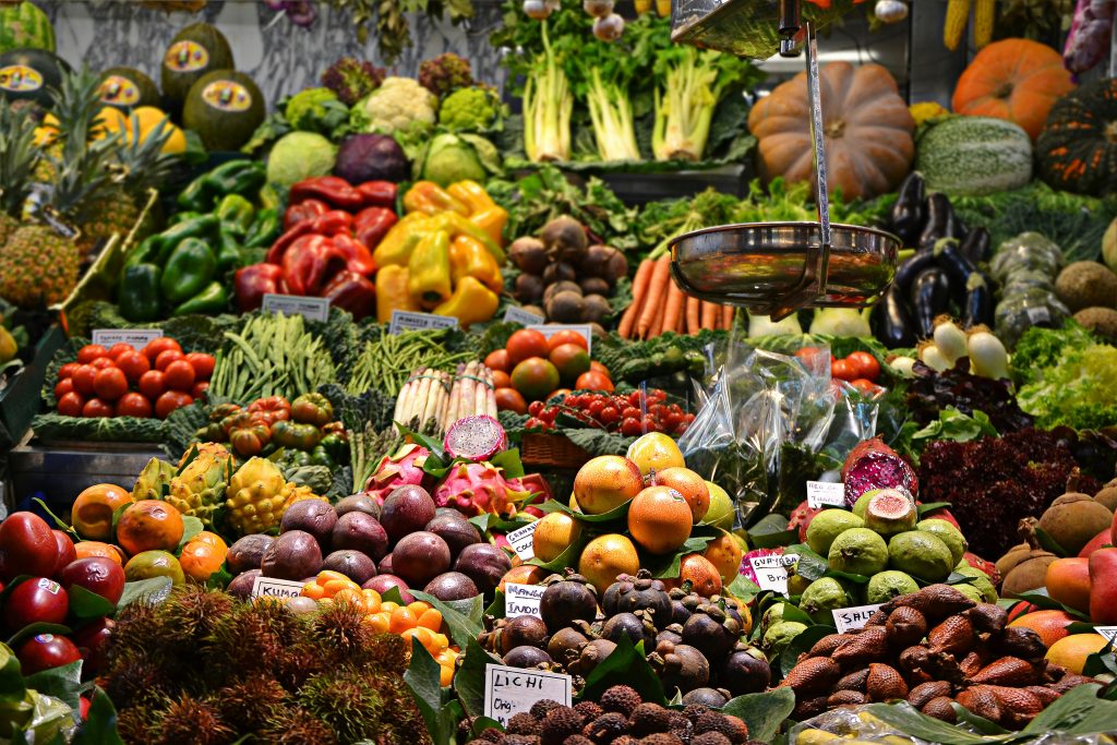 Légumes au marché