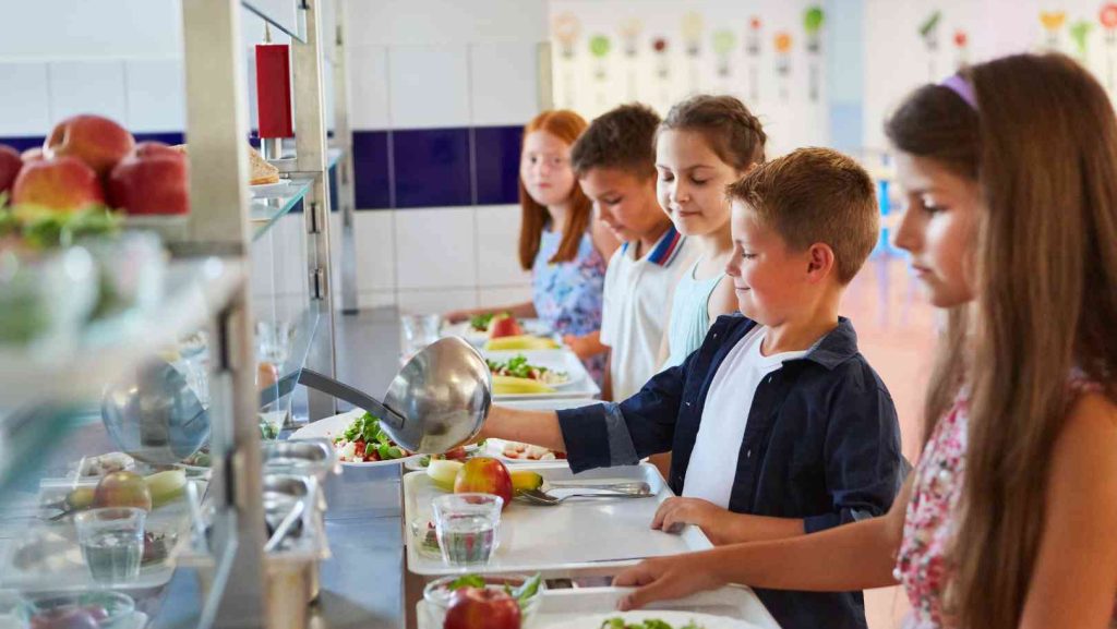 Photo d'une cantine scolaire